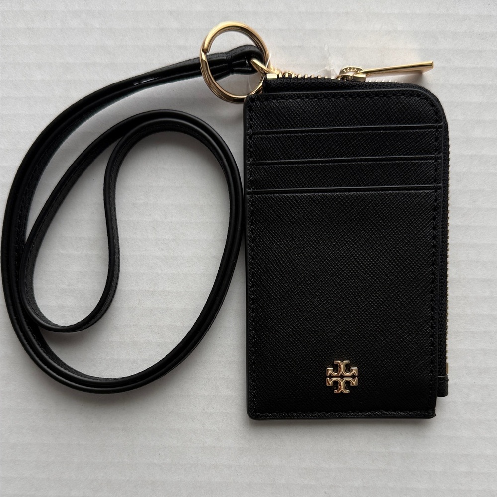 Tory Burch Emerson Black Lanyard - Picture 5 of 9